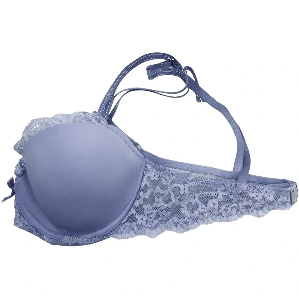 ⚡️ LAST CHANCE MARKDOWN !⭐️✨Chantelle Bra 32A Smooth Cup Underwire Lilac Blue